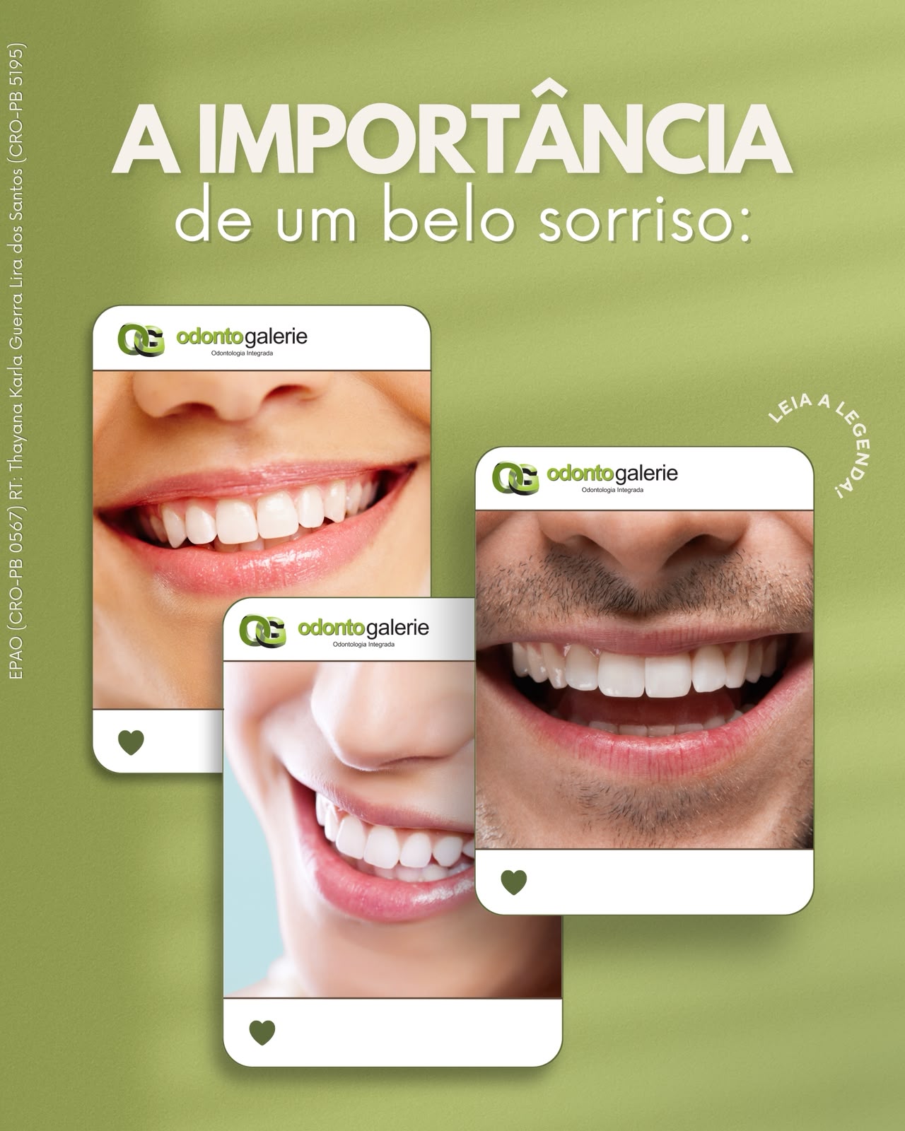 Conteúdo digital produzido para a Odontogalerie